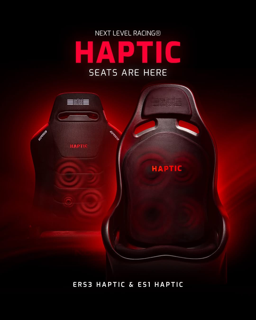 ERS3 Haptic Feedback Sim Racing Seat