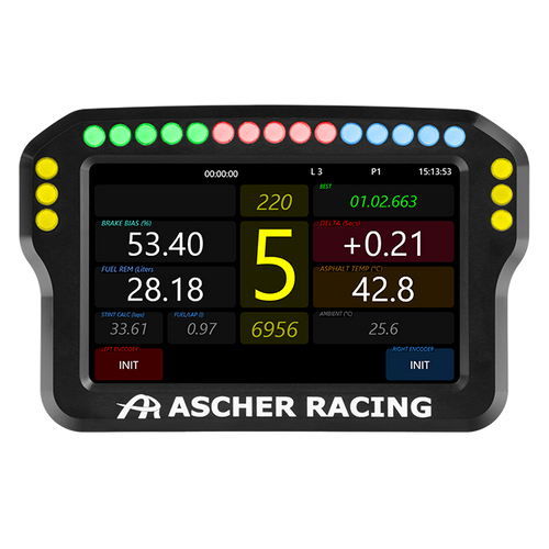 Ascher Racing 4" And 5" Dashboards