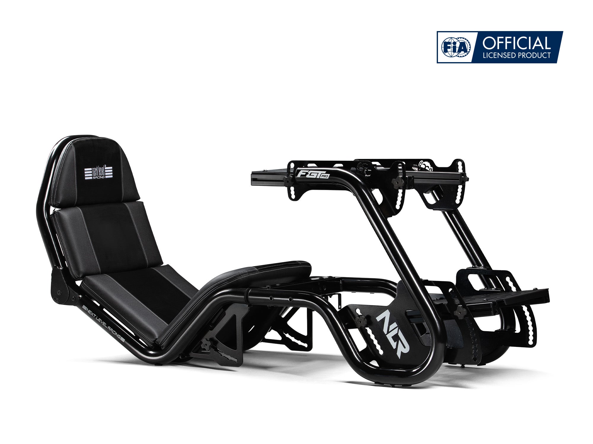 Next Level Racing® F-GT Pro Formula and GT Racing Simulator Cockpit - Black Edition